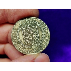 Moneda 8 reales Ceca Segovia