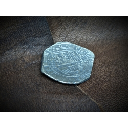 Moneda 8 reales 1650 Plata de Ley 14.4gr.