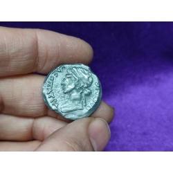 Moneda Cleopatra denario