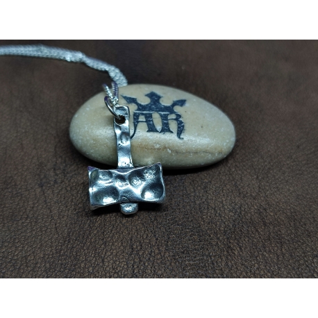 Collar martillo enano Plata