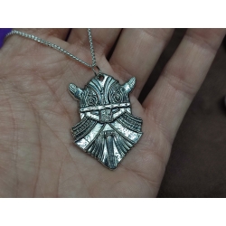 Collar guerrero enano Plata de Ley