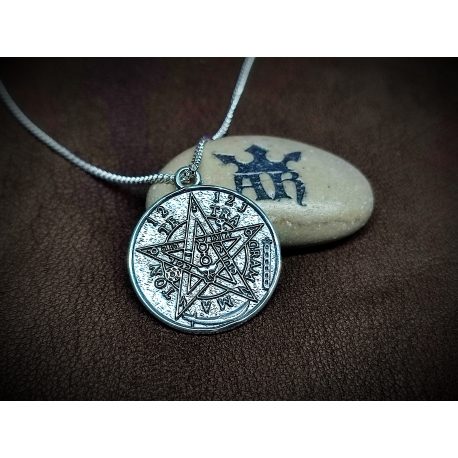 Collar Tetragramaton Plata de Ley