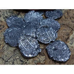 Moneda 8 Reales Potos&iacute; Macuquina